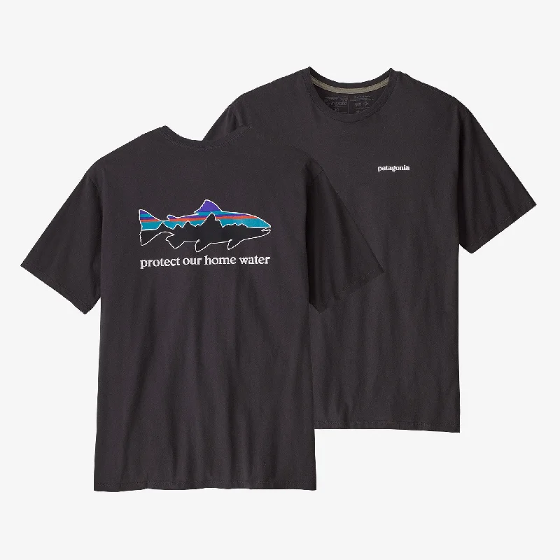 Men's Thermal - Lined Casual Shirts in Black for Added Warmth in Cold WeatherM's Home Water Trout Organic T-Shirt Men's Thermal - Lined Casual Shirts in Black for Added Warmth in Cold WeatherM's Home Water Trout Organic T-Shirt