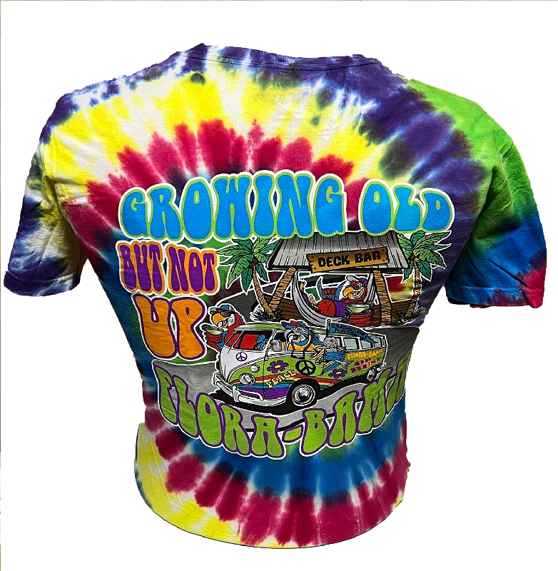 Plus Size Men's Plaid Flannel Casual Shirts in Earth Tones for a Cozy Fall OutfitFlora-Bama VW Bus Tie Dye