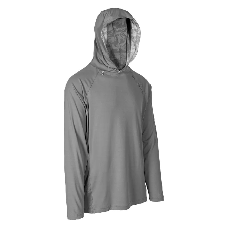 Men's Distressed Denim Casual Shirts with Frayed Edges for a Trendy and Rugged LookHooded Performance Long Sleeve Shirt | Ghost Digi Camo Men's Distressed Denim Casual Shirts with Frayed Edges for a Trendy and Rugged LookHooded Performance Long Sleeve Shirt | Ghost Digi Camo