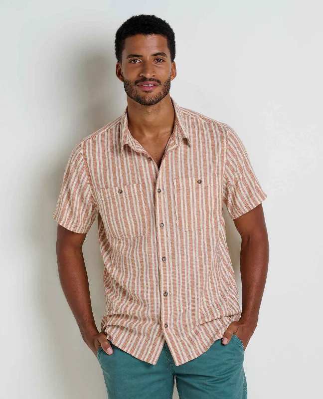 Men's Retro - Style Hawaiian Print Casual Shirts in Bold Patterns for a Tropical VacationTaj Hemp Short Sleeve Shirt Men's Retro - Style Hawaiian Print Casual Shirts in Bold Patterns for a Tropical VacationTaj Hemp Short Sleeve Shirt