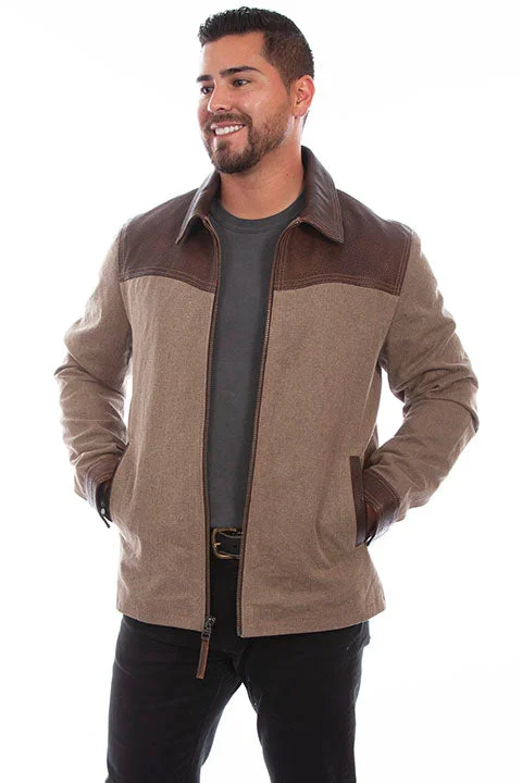 Men's Stretch - Fabric Casual Shirts in Navy Blue for a Comfortable and Flexible FitMen's Scully Jacket #5282BRN Men's Stretch - Fabric Casual Shirts in Navy Blue for a Comfortable and Flexible FitMen's Scully Jacket #5282BRN
