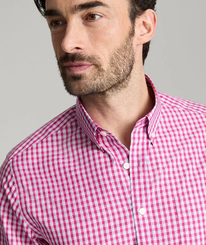 Men's Wrinkle - Resistant Polyester Blend Casual Shirts for Easy Travel and MaintenanceWrinkle-Free Thorton Shirt Men's Wrinkle - Resistant Polyester Blend Casual Shirts for Easy Travel and MaintenanceWrinkle-Free Thorton Shirt