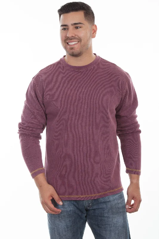 Men's Button - Down Oxford Casual Shirts in Crisp White for a Classic and Versatile StyleScully Mens Wine 100% Cotton Beefy L/S T-Shirt Men's Button - Down Oxford Casual Shirts in Crisp White for a Classic and Versatile StyleScully Mens Wine 100% Cotton Beefy L/S T-Shirt