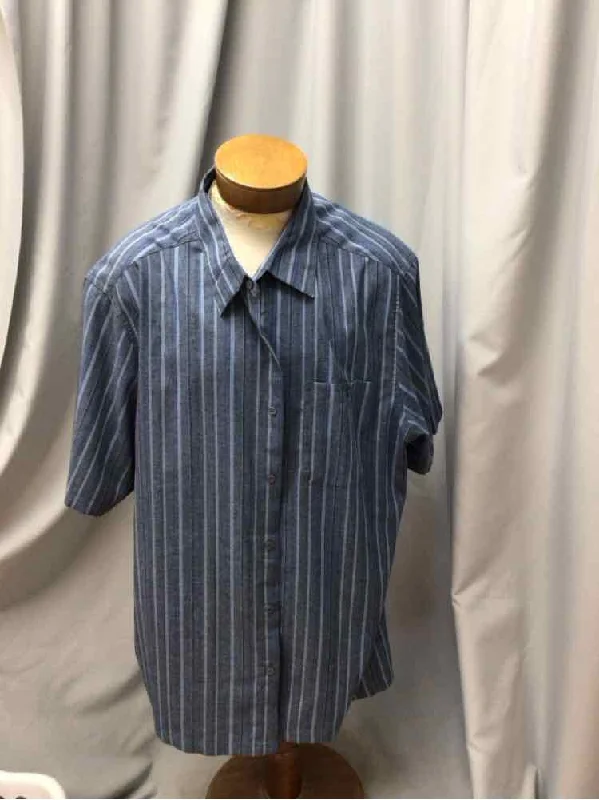 Men's Short - Sleeve Linen Casual Shirts in Light Khaki for a Breathable Summer OptionSIZE 3 X HAGGAR Men's SHIRTS Men's Short - Sleeve Linen Casual Shirts in Light Khaki for a Breathable Summer OptionSIZE 3 X HAGGAR Men's SHIRTS