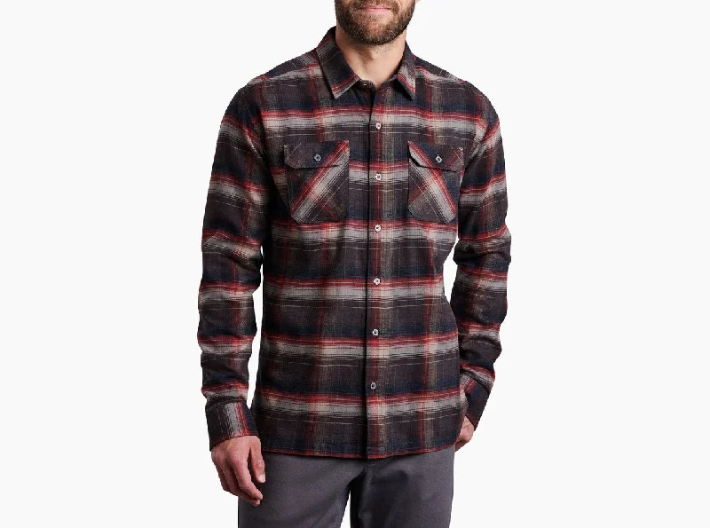 Men's Shearling - Lined Collar Casual Shirts in Brown for a Rustic and Warm AppealDillingr Flannel LS Men's Shearling - Lined Collar Casual Shirts in Brown for a Rustic and Warm AppealDillingr Flannel LS