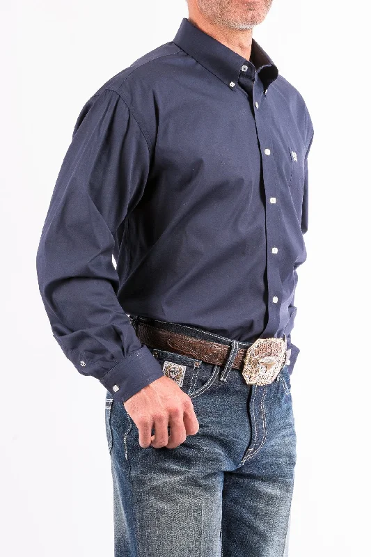 Men's Thermal - Lined Casual Shirts in Black for Added Warmth in Cold WeatherMen's Cinch Shirt - Navy Men's Thermal - Lined Casual Shirts in Black for Added Warmth in Cold WeatherMen's Cinch Shirt - Navy