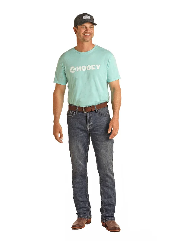Men's Sustainable Recycled Material Casual Shirts for Eco - Conscious ConsumersMen's Rock & Roll Cowboy Hooey Double Barrel Stackable Bootcut Jean #HYMDTBRZRZ