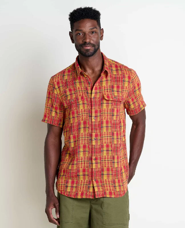 Men's Linen Blend Casual Shirts with Roll - Up Sleeves for a Summer Beach LookPatcher Shirt Men's Linen Blend Casual Shirts with Roll - Up Sleeves for a Summer Beach LookPatcher Shirt