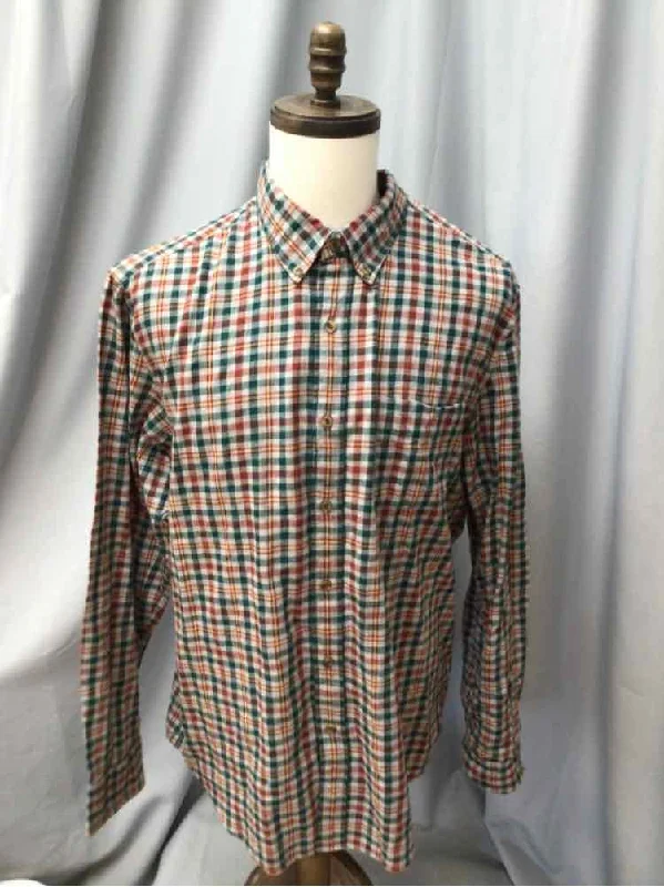 Men's Moisture - Wicking Performance Fabric Casual Shirts for Outdoor ActivitiesSIZE X LARGE J CREW Men's SHIRTS Men's Moisture - Wicking Performance Fabric Casual Shirts for Outdoor ActivitiesSIZE X LARGE J CREW Men's SHIRTS