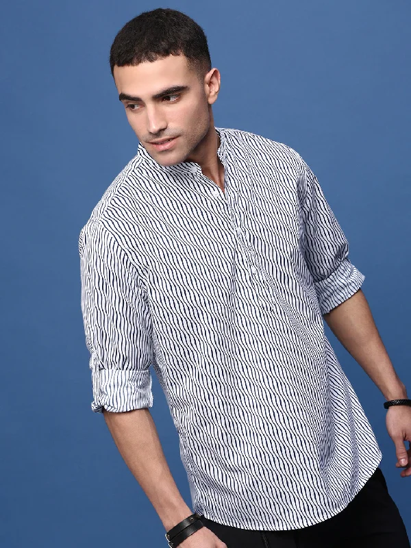 Men's Distressed Denim Casual Shirts with Frayed Edges for a Trendy and Rugged LookMen White Striped Slim Fit Casual Shirt Men's Distressed Denim Casual Shirts with Frayed Edges for a Trendy and Rugged LookMen White Striped Slim Fit Casual Shirt