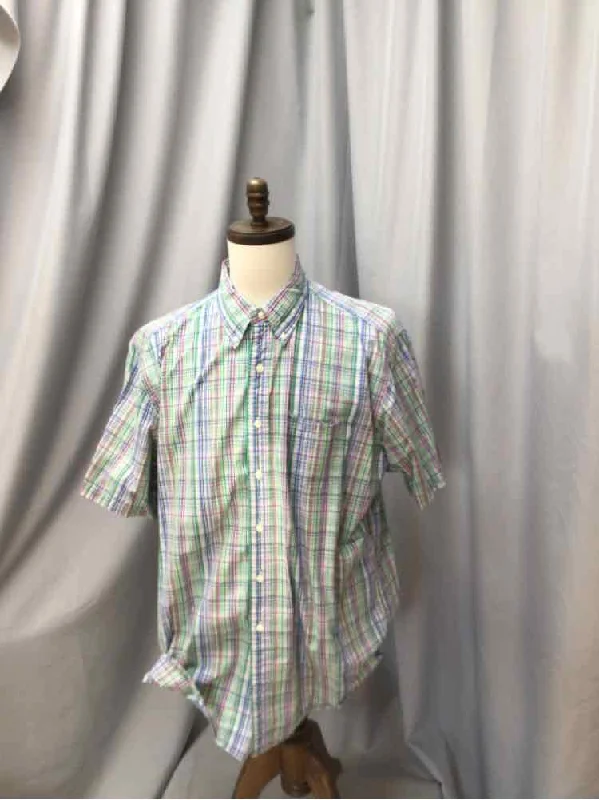 Men's Sustainable Recycled Material Casual Shirts for Eco - Conscious ConsumersSIZE X LARGE BROOKS BROTHERS Men's SHIRTS Men's Sustainable Recycled Material Casual Shirts for Eco - Conscious ConsumersSIZE X LARGE BROOKS BROTHERS Men's SHIRTS