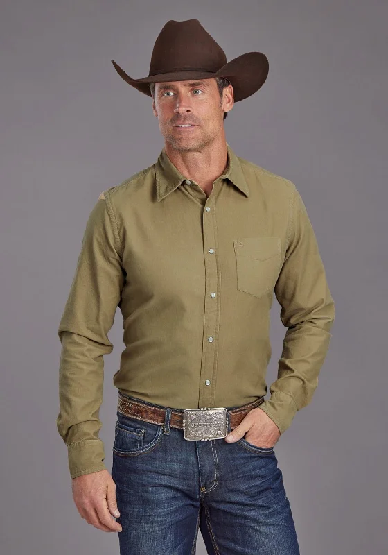 Men's Shearling - Lined Collar Casual Shirts in Brown for a Rustic and Warm AppealStetson Mens Baby Corduroy Brown 100% Cotton L/S Shirt Men's Shearling - Lined Collar Casual Shirts in Brown for a Rustic and Warm AppealStetson Mens Baby Corduroy Brown 100% Cotton L/S Shirt