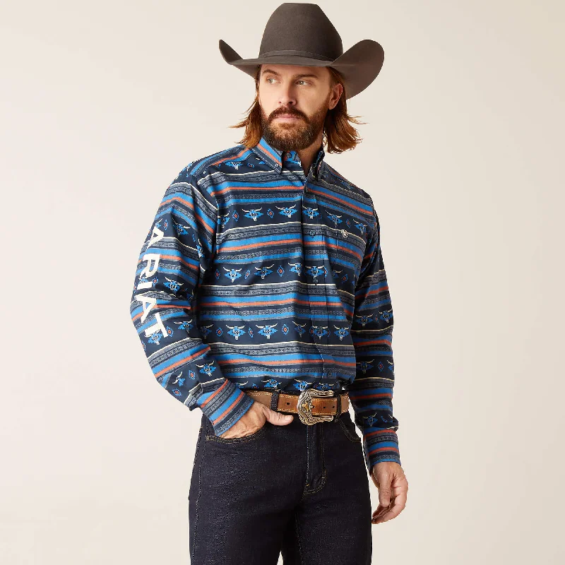 Men's Graphic - Printed Casual Shirts with Pop - Culture References for a Fun and Stylish LookMen's Ariat Team Chandler Classic Fit Button Down Shirt #10047348 Men's Graphic - Printed Casual Shirts with Pop - Culture References for a Fun and Stylish LookMen's Ariat Team Chandler Classic Fit Button Down Shirt #10047348