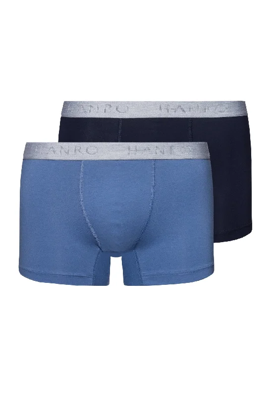Men's boxer briefs with a stretch - knit fabricCotton Essentials Boxer Briefs 2-Pack | Windy Blue/Deep Navy 73078-2870 Men's boxer briefs with a stretch - knit fabricCotton Essentials Boxer Briefs 2-Pack | Windy Blue/Deep Navy 73078-2870