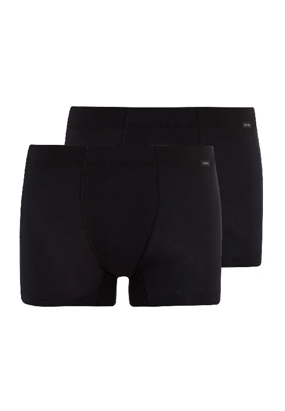 Men's boxer briefs with a contoured fitCotton Essentials 2 Pack Boxer Brief With Covered Waistband | Black 73079-019 Men's boxer briefs with a contoured fitCotton Essentials 2 Pack Boxer Brief With Covered Waistband | Black 73079-019