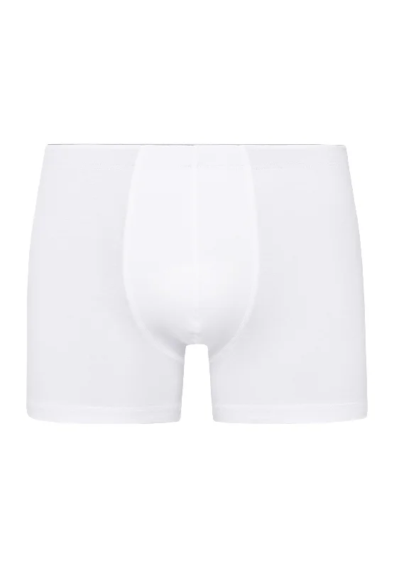Men's boxer briefs with a high - stretch fabricCotton Superior Long Leg Boxer Brief | White 73090-101 Men's boxer briefs with a high - stretch fabricCotton Superior Long Leg Boxer Brief | White 73090-101