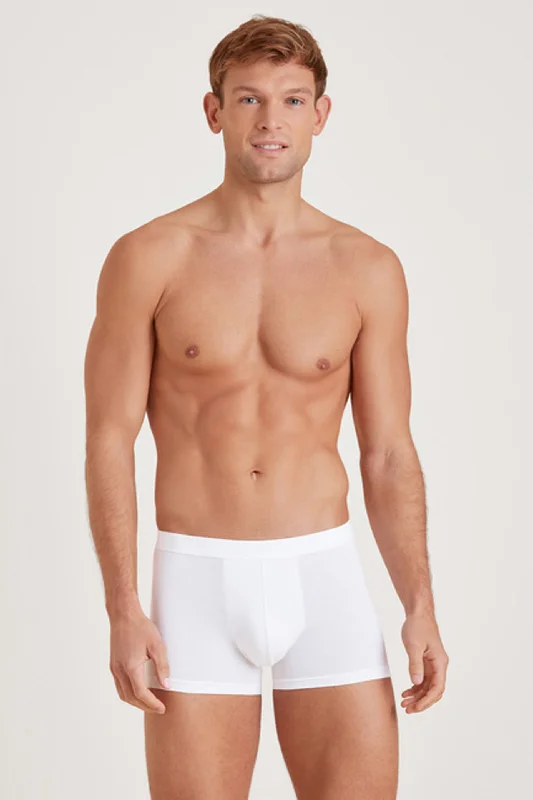 Men's stretchy elastane boxer briefs for flexibility​Evolution Boxer Brief Weiss