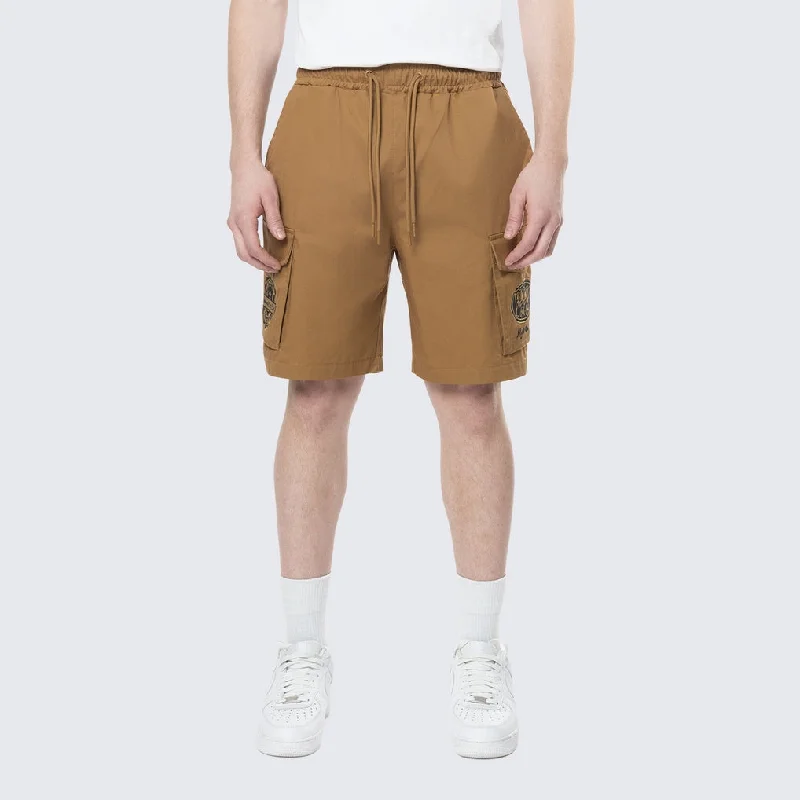 Men's side - stripe track shorts for a sporty running lookGolf Club Woven Cargo Twill Lounge Shorts - Timber Men's side - stripe track shorts for a sporty running lookGolf Club Woven Cargo Twill Lounge Shorts - Timber