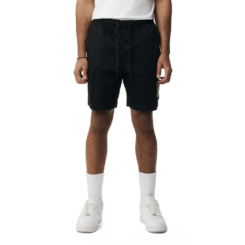 Men's neon - colored athletic shorts for high - visibility workoutsGraphic Polished Twill Shorts - Black Men's neon - colored athletic shorts for high - visibility workoutsGraphic Polished Twill Shorts - Black