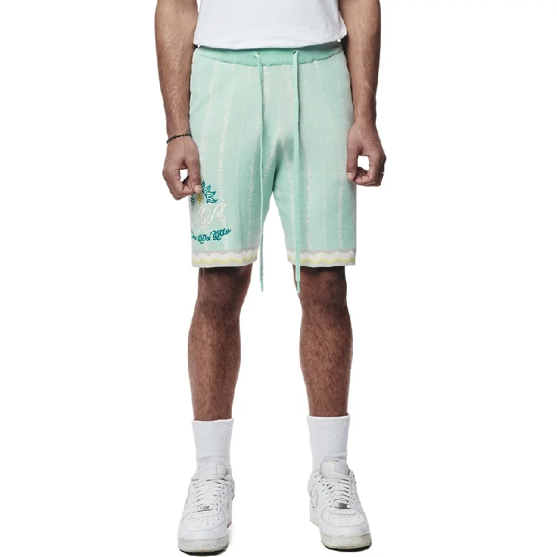 Men's flat - front chino shorts for semi - formal summer eventsJacquard Knit Shorts - Havana Men's flat - front chino shorts for semi - formal summer eventsJacquard Knit Shorts - Havana