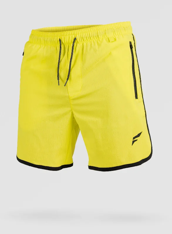 Men's pleated front twill shorts for a classic and sophisticated appearanceMEN'S APEX SHORTS 2.0 - NEON Men's pleated front twill shorts for a classic and sophisticated appearanceMEN'S APEX SHORTS 2.0 - NEON