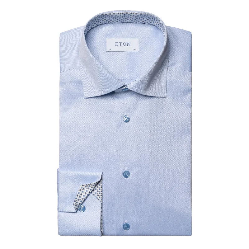 Men's Spread Collar Dress Shirts in Light Pink for a Stylish and Modern Office LookSlim Fit - Micro Floral Detail Signature Twill Shirt Men's Spread Collar Dress Shirts in Light Pink for a Stylish and Modern Office LookSlim Fit - Micro Floral Detail Signature Twill Shirt