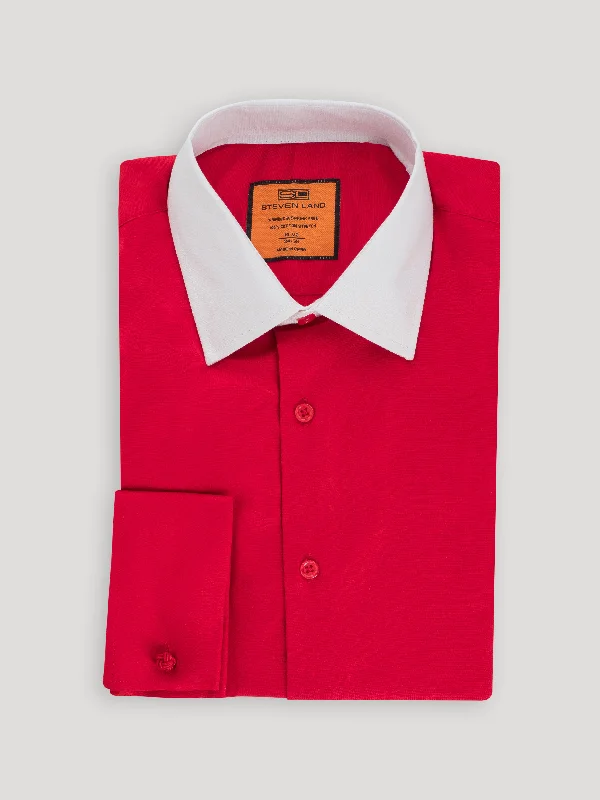 Men's Moisture - Wicking Dress Shirts in Charcoal for a Cool and Dry Feeling at WorkWrinkle & Shrink Resistant | 100% Cotton Poplin Contrast Collar Dress Shirt Men's Moisture - Wicking Dress Shirts in Charcoal for a Cool and Dry Feeling at WorkWrinkle & Shrink Resistant | 100% Cotton Poplin Contrast Collar Dress Shirt