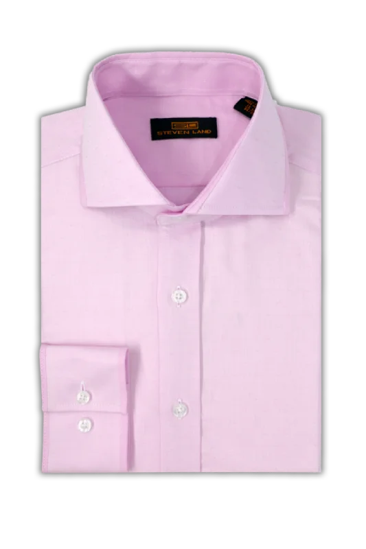 Steven Land Dress Shirt | Piccadilly | Spread Collar | Button Placket | 100% Cotton