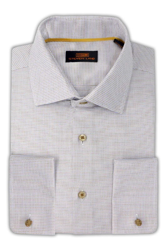 Steven Land Dress Shirt | Brompton | Dress shirt | Point Collar | Rounded French Cuff