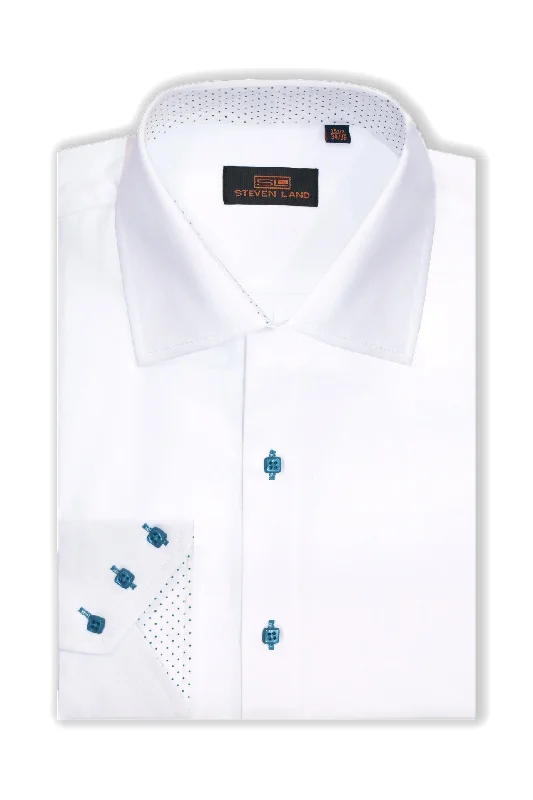 Men's Moisture - Wicking Dress Shirts in Charcoal for a Cool and Dry Feeling at WorkSteven Land | Royale | Dress Shirt for Men | DS308 | Emerald Men's Moisture - Wicking Dress Shirts in Charcoal for a Cool and Dry Feeling at WorkSteven Land | Royale | Dress Shirt for Men | DS308 | Emerald