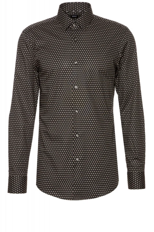 Men's Button - Down Oxford Casual Shirts in Crisp White for a Classic and Versatile StyleH-Hank Slim-Fit Shirt in Stretch Cotton 50502608 Men's Button - Down Oxford Casual Shirts in Crisp White for a Classic and Versatile StyleH-Hank Slim-Fit Shirt in Stretch Cotton 50502608