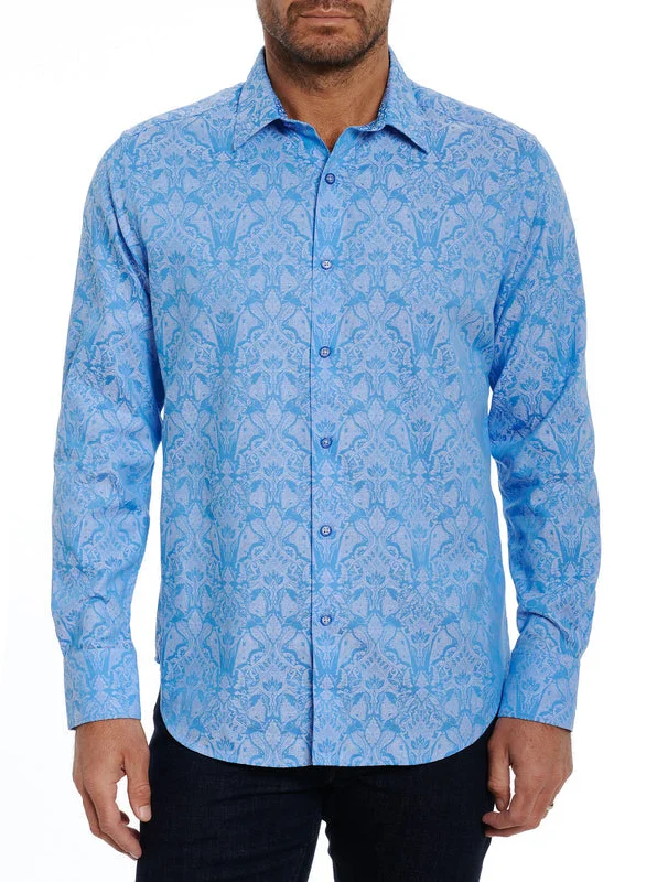 Men's Wrinkle - Resistant Polyester Blend Casual Shirts for Easy Travel and MaintenanceHIGHLAND LONG SLEEVE BUTTON DOWN SHIRT Men's Wrinkle - Resistant Polyester Blend Casual Shirts for Easy Travel and MaintenanceHIGHLAND LONG SLEEVE BUTTON DOWN SHIRT