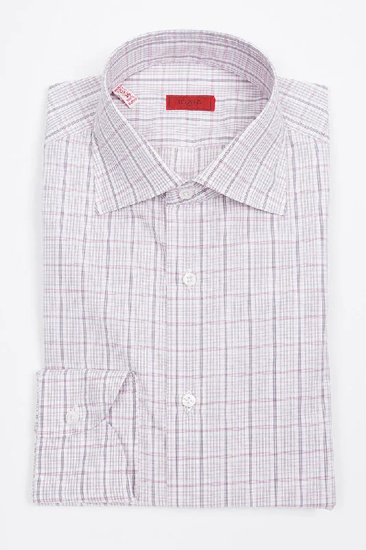 Plus Size Men's Patterned Dress Shirts in Subtle Checks for a Smart - Casual Office EnsembleMulti Checked Dress Shirt Plus Size Men's Patterned Dress Shirts in Subtle Checks for a Smart - Casual Office EnsembleMulti Checked Dress Shirt