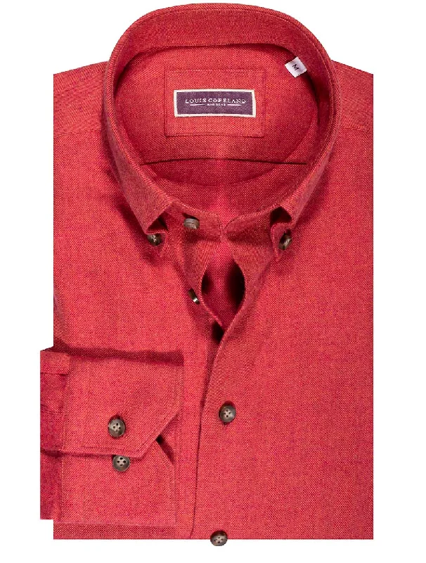 Men's Linen Blend Casual Shirts with Roll - Up Sleeves for a Summer Beach LookSuarez Shirt Red Men's Linen Blend Casual Shirts with Roll - Up Sleeves for a Summer Beach LookSuarez Shirt Red