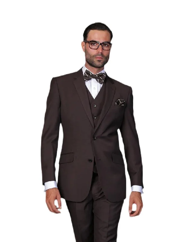 Men's Linen Blend Casual Shirts with Roll - Up Sleeves for a Summer Beach LookMen's 3 Piece Tailored Fit Wool Suit by Statement Color Brown Men's Linen Blend Casual Shirts with Roll - Up Sleeves for a Summer Beach LookMen's 3 Piece Tailored Fit Wool Suit by Statement Color Brown