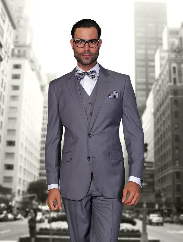 Men's Organic Cotton Casual Shirts with a Soft Handfeel for Everyday ComfortMen's 3 Piece Tailored Fit Wool Suit by Statement Color Charcoal Men's Organic Cotton Casual Shirts with a Soft Handfeel for Everyday ComfortMen's 3 Piece Tailored Fit Wool Suit by Statement Color Charcoal
