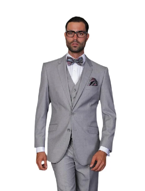 Men's Linen Blend Casual Shirts with Roll - Up Sleeves for a Summer Beach LookMen's 3 Piece Tailored Fit Wool Suit by Statement Color Grey Men's Linen Blend Casual Shirts with Roll - Up Sleeves for a Summer Beach LookMen's 3 Piece Tailored Fit Wool Suit by Statement Color Grey