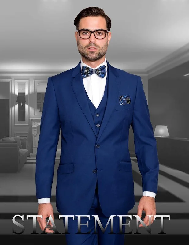Men's Retro - Style Hawaiian Print Casual Shirts in Bold Patterns for a Tropical VacationMen's 3 Piece Tailored Fit Wool Suit by Statement Color Sapphire Men's Retro - Style Hawaiian Print Casual Shirts in Bold Patterns for a Tropical VacationMen's 3 Piece Tailored Fit Wool Suit by Statement Color Sapphire