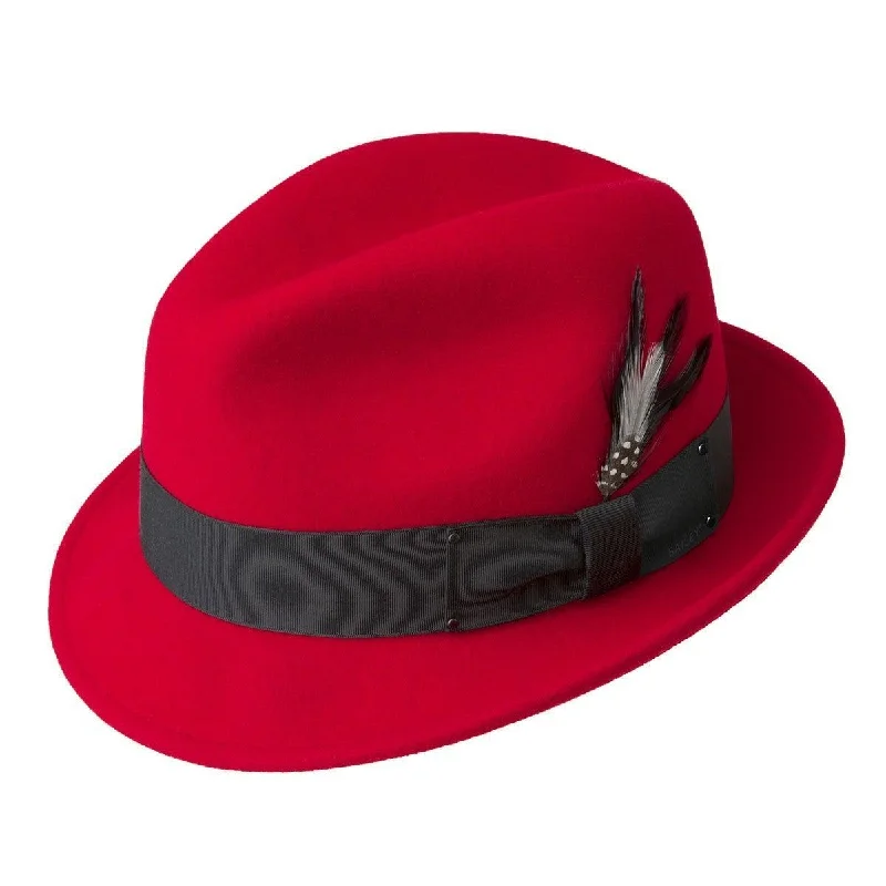 Men's Button - Down Oxford Casual Shirts in Crisp White for a Classic and Versatile StyleMen's Fedora Hat -Tino by Bailey of Hollywood Color Red Men's Button - Down Oxford Casual Shirts in Crisp White for a Classic and Versatile StyleMen's Fedora Hat -Tino by Bailey of Hollywood Color Red