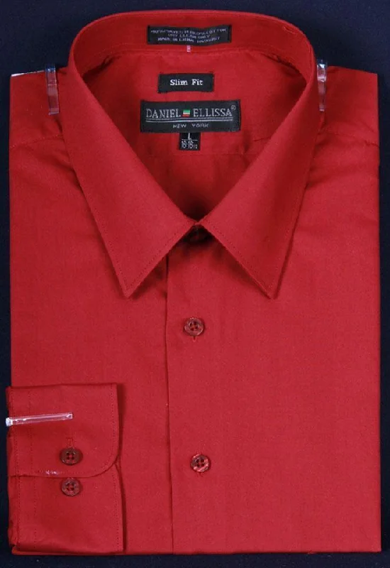 Men's Two - Tone Contrast Panel Casual Shirts in White and Navy for a Stylish and Eye - Catching DesignMen's Slim Fit Dress Shirt Color Burgundy Men's Two - Tone Contrast Panel Casual Shirts in White and Navy for a Stylish and Eye - Catching DesignMen's Slim Fit Dress Shirt Color Burgundy