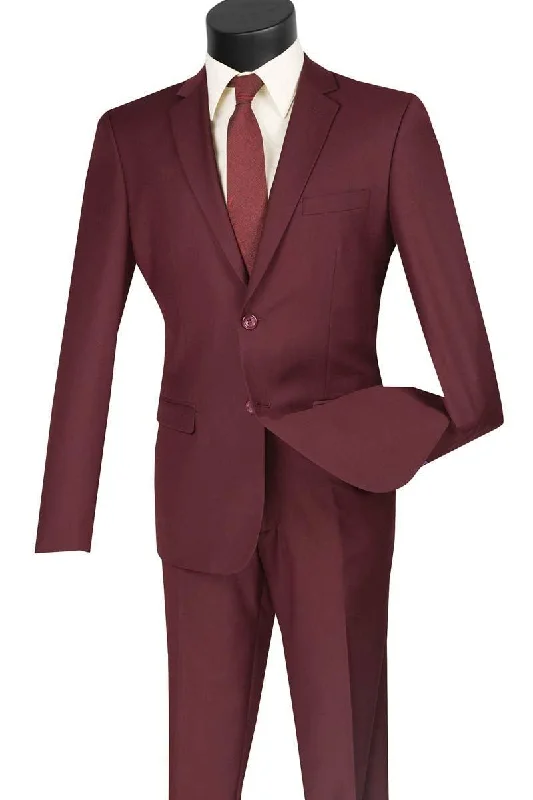 Men's Wrinkle - Resistant Polyester Blend Casual Shirts for Easy Travel and MaintenanceMen's Ultra Slim Fit suit 2 Piece-color Burgundy Men's Wrinkle - Resistant Polyester Blend Casual Shirts for Easy Travel and MaintenanceMen's Ultra Slim Fit suit 2 Piece-color Burgundy