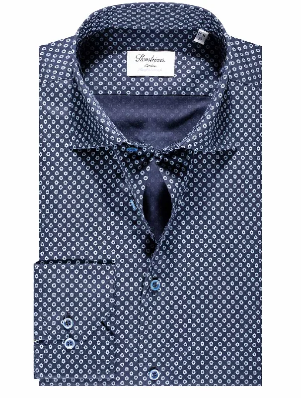 Men's Tailored Fit Checkered Casual Shirts in Multicolor for a Smart - Casual EnsemblePinwheel Slimline Shirt Navy Men's Tailored Fit Checkered Casual Shirts in Multicolor for a Smart - Casual EnsemblePinwheel Slimline Shirt Navy