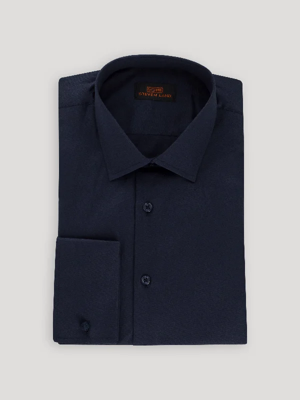 Men's Spread Collar Dress Shirts in Light Pink for a Stylish and Modern Office LookThe Next Generation Satin Dress Shirt | 100% Cotton | Modern Point Collar | Midnight Blue Men's Spread Collar Dress Shirts in Light Pink for a Stylish and Modern Office LookThe Next Generation Satin Dress Shirt | 100% Cotton | Modern Point Collar | Midnight Blue