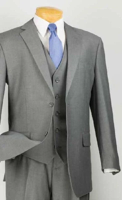 Men's Slim - Fit Printed Floral Casual Shirts in Pastel Colors for a Spring - Inspired VibeThree Piece Classic Fit Vested Suit Color Medium Gray Men's Slim - Fit Printed Floral Casual Shirts in Pastel Colors for a Spring - Inspired VibeThree Piece Classic Fit Vested Suit Color Medium Gray