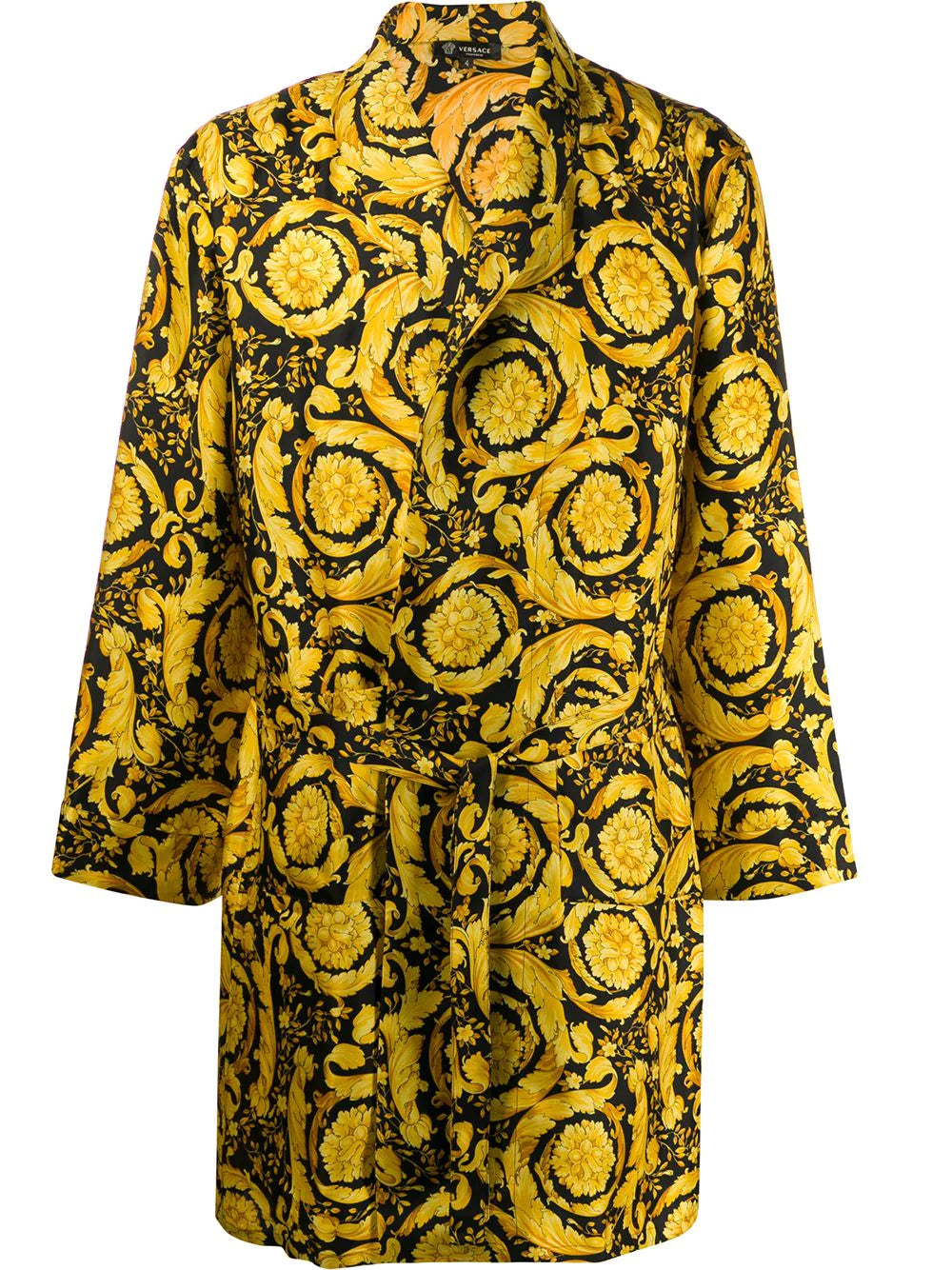 Men's robes with a snap - front closure​Versace Barocco Pajama Robe
