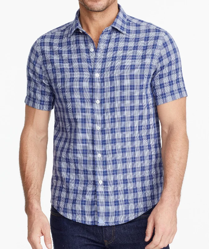 Cotton Gauze Short-Sleeve Zuccardi Shirt - FINAL SALE