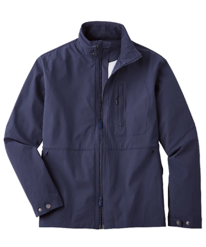 Stretch - fabric men jackets for unrestricted movement during workoutsRain Jacket
