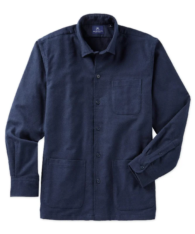Embroidered men jackets with intricate floral designs for a unique aestheticSueded Moleskin Wye Shirt Jacket Embroidered men jackets with intricate floral designs for a unique aestheticSueded Moleskin Wye Shirt Jacket