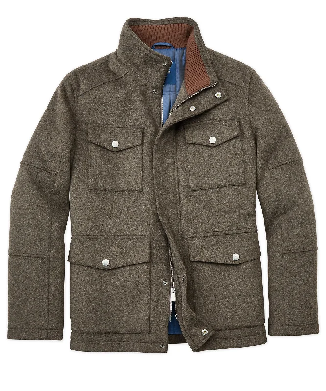 Men jackets with a zip - off sleeves to convert to a vestGreeley Wool-Blend Field Jacket Men jackets with a zip - off sleeves to convert to a vestGreeley Wool-Blend Field Jacket