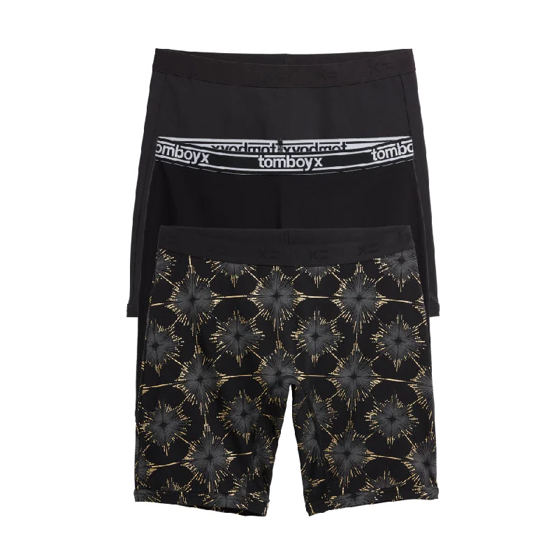 Men's boxer briefs with a snug - fit waistband​9" Boxer Briefs 3-Pack - Art Deco
